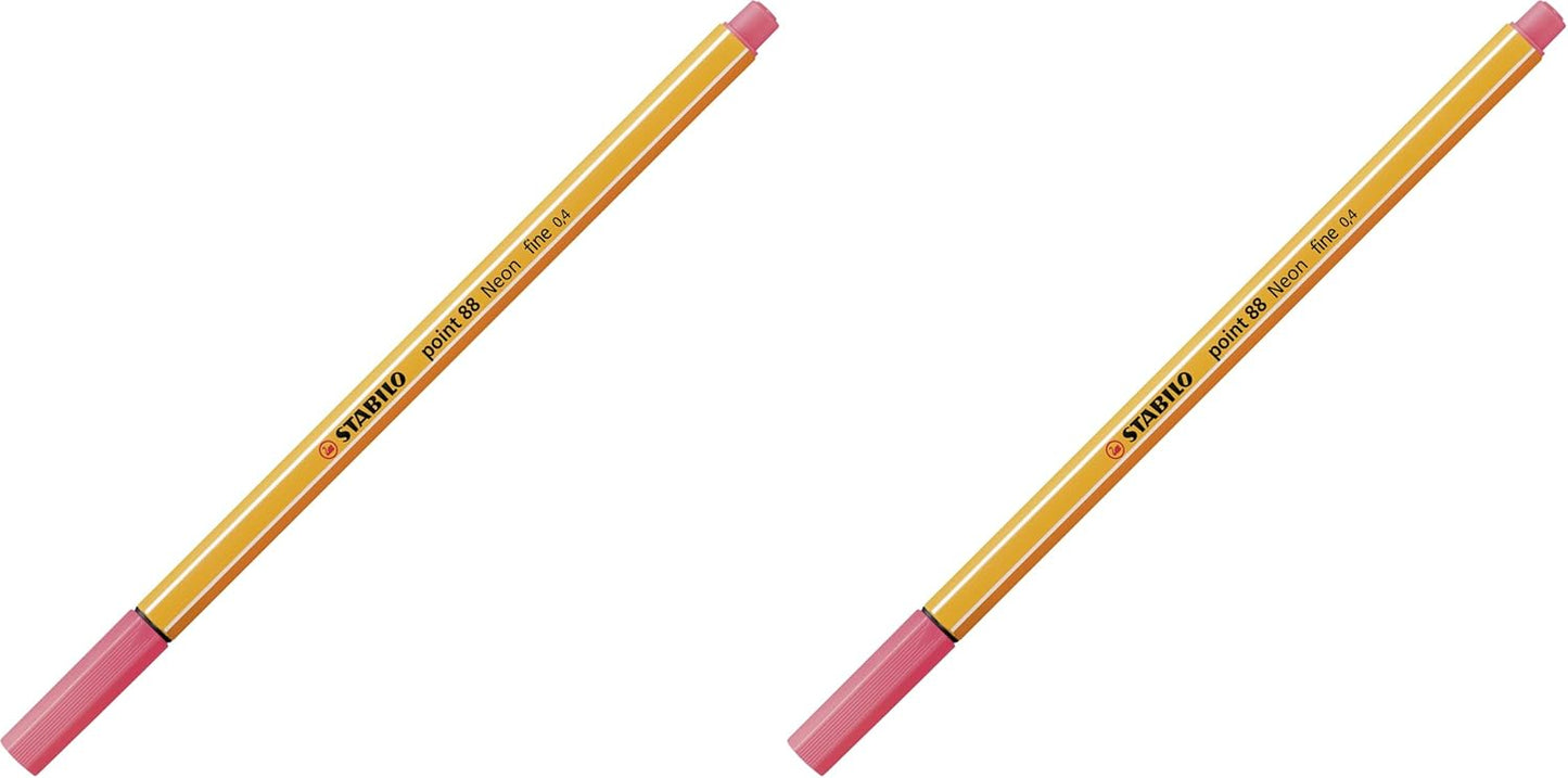 Fineliner - STABILO Point 88 - Pack of 10 - Red