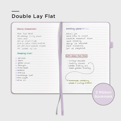 &And Per Se Lined Journal Notebook, 160 Pages, A5 5.7 x 8 inches College Ruled Thick Paper Notebook Journals for Writing, Hardcover Notebooks for Women Men Office School (1 Pack, Green) - Colors A