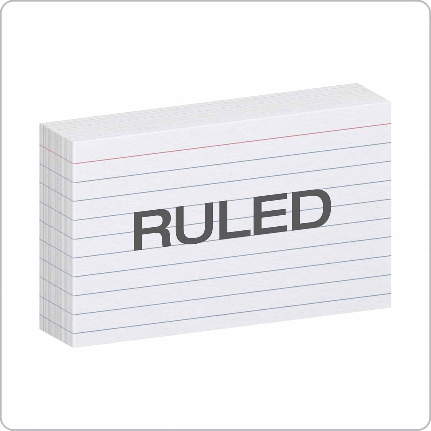 Oxford Ruled Index Cards, 3" x 5", White, 1,000 Cards (10 Packs of 100) (31)