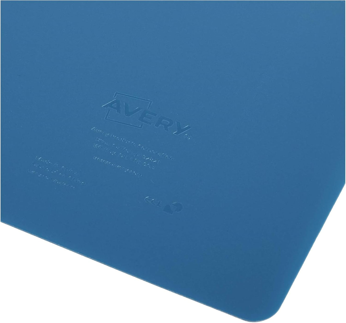 Avery Hanging Storage 3 Ring Binder, 1 Inch Round Rings, 1 Blue Binder (14800)