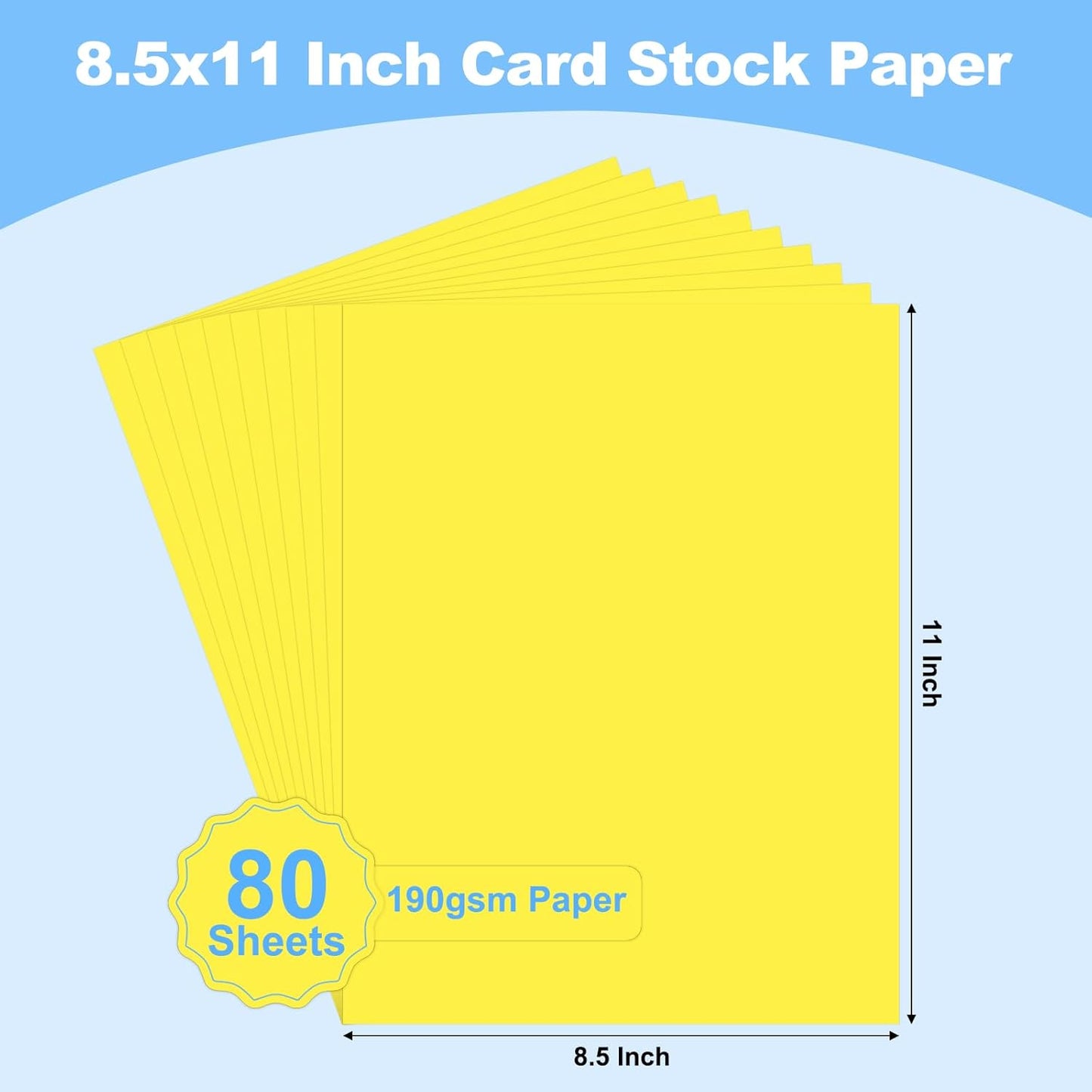 40 Sheets Colored Cardstock, 8.5 x 11 Construction Paper, Black Card Stock Paper, Cardstock Printer Paper for Halloween,Mothers Day, Christmas, Wedding Invitations, DIY Cards, Photo, Art and Crafts