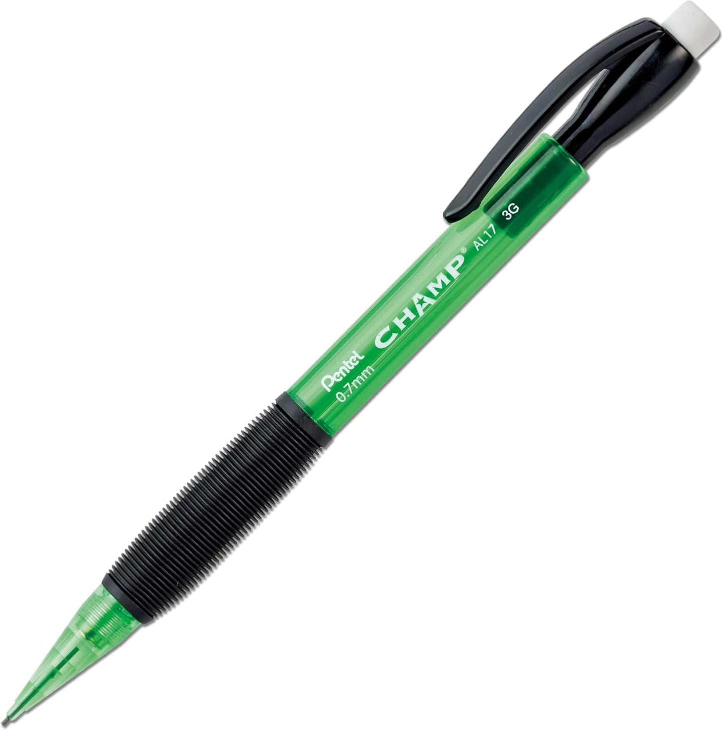 Champ Pentel Mechanical Pencil, 0.7 mm, Blue Barrel, Box of 12 (AL17C)