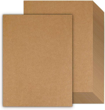 100 Sheets White Cardstock 8.5 x 11 Certificate Paper, Goefun White Card Stock Printer Paper for Invitations, Menus, Wedding, DIY Cards