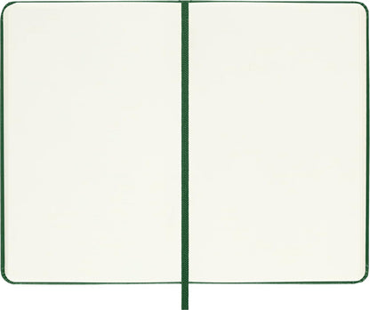 Moleskine Notebook, Pocket, Plain, Myrtle Green, Hard Cover (3.5 x 5.5)