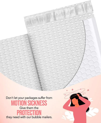 GSSUSA Black Bubble Mailers 4x8 Inches 50 Pack, Usable Size 4X7" Bubble Envelopes for Small Business, Padded Envelope, Shipping Mailers, Packaging Bags, Mailing Envelopes, Shipping Supplies