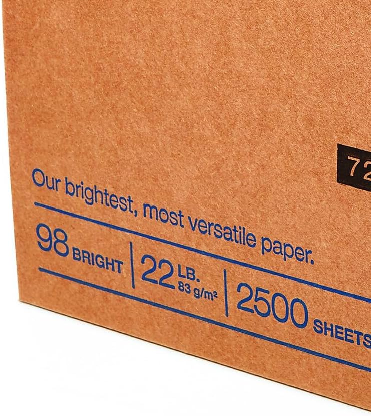 Staples 8.5-Inch x 11-Inch Multipurpose Paper 22 lbs 98 Brightness 500/RM 10 RM/CT