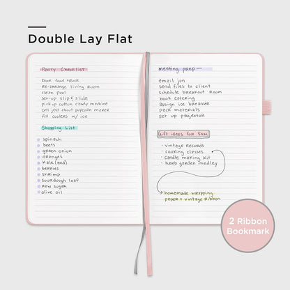 &And Per Se Lined Journal Notebook, 160 Pages, A5 5.7 x 8 inches College Ruled Thick Paper Notebook Journals for Writing, Hardcover Notebooks for Women Men Office School (1 Pack, Green) - Colors A