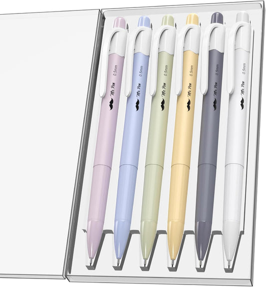 Mr. Pen- Pastel Mechanical Pencil Set, 6 Pack, 0.5mm, Cute Macaron Colors, Smooth Writing for Journaling, Note Taking, School, Office, Drawing, Student Supplies, Great for Kids and Adults