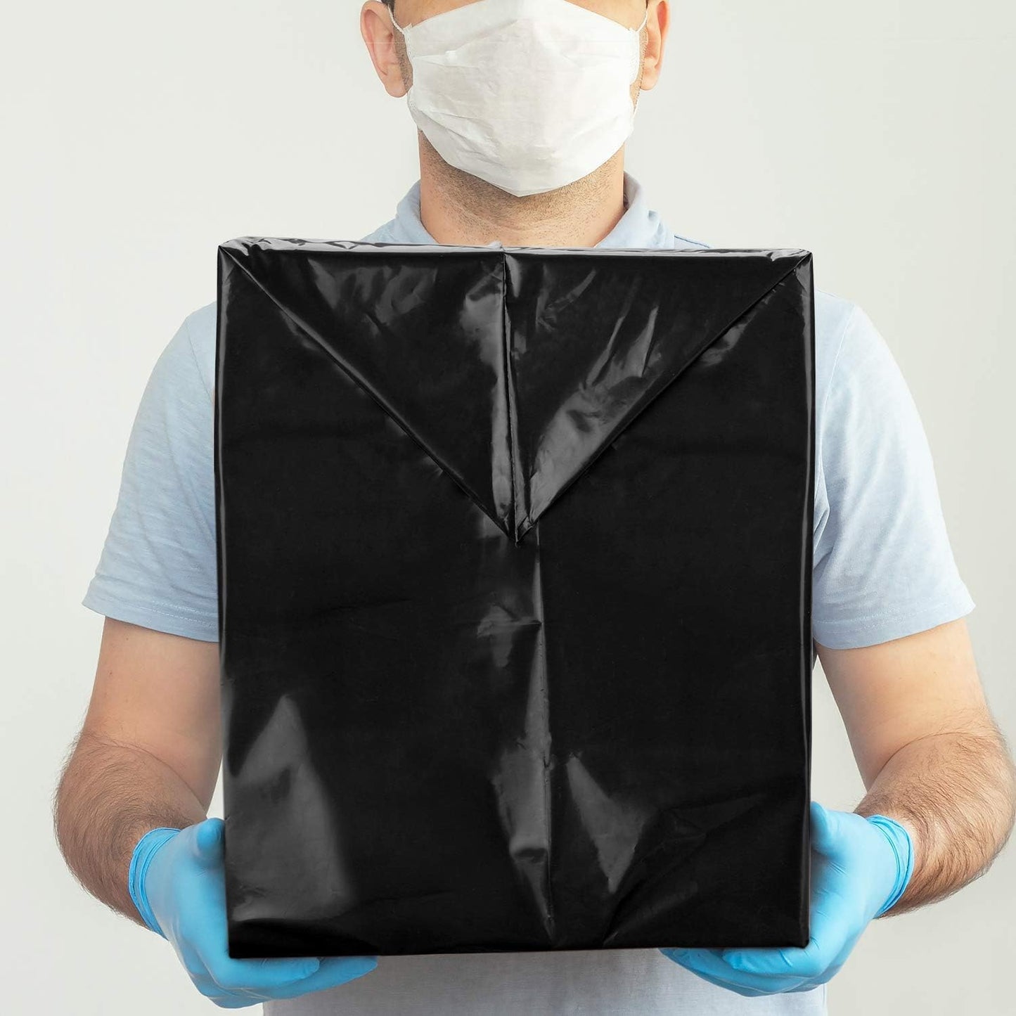 Metronic Poly Mailers 10x13 100 Pcs | Small Shipping Bags for Clothing | Mailing Bags for Small Business, Shipping Envelopes,Packing Bags in Black