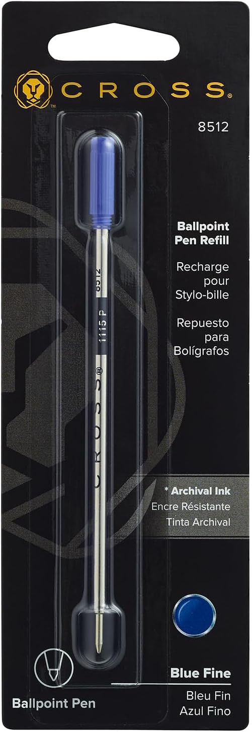 Cross Ball Point Pen Ink Refill - Blue Fine - 8512