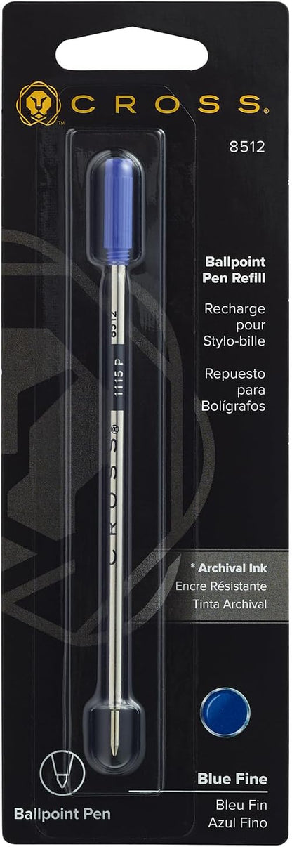 Cross Ball Point Pen Ink Refill - Blue Fine - 8512