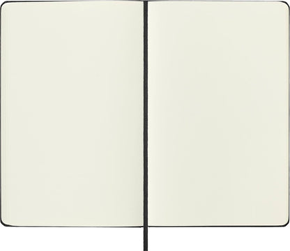 Moleskine Art Plus Sketchbook, Large, Plain, Black, Hard Cover (5 x 8.25)