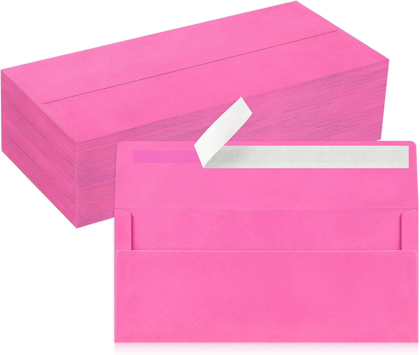 50 Pack #10 Business Envelopes, Sage Green Standard Envelopes Self Seal, Letter Size Mailing Envelopes for Checks Letters Invoices Statements Birthday Graduation Wedding, 4 1/8 x 9 1/2 Inch