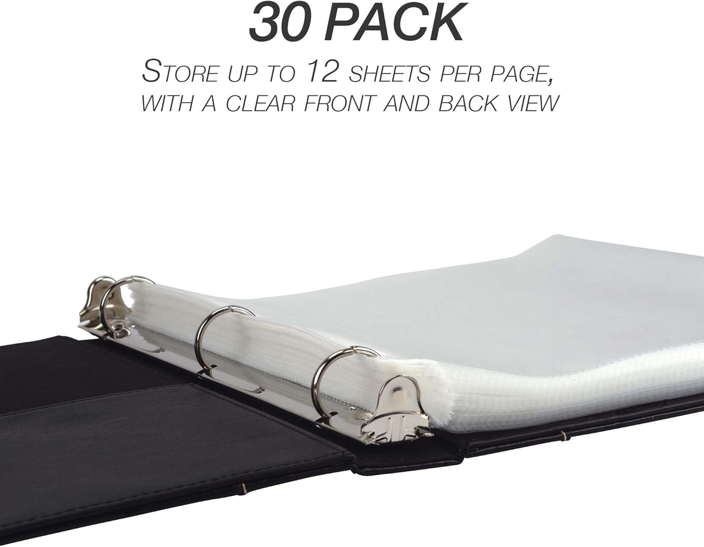 Samsill Heavy Duty Sheet Protectors for 3 Ring Binders, 8.5 x 11 Clear Page Protectors, Plastic Sleeves & Report Covers, Acid Free Archival Safe Document Protectors