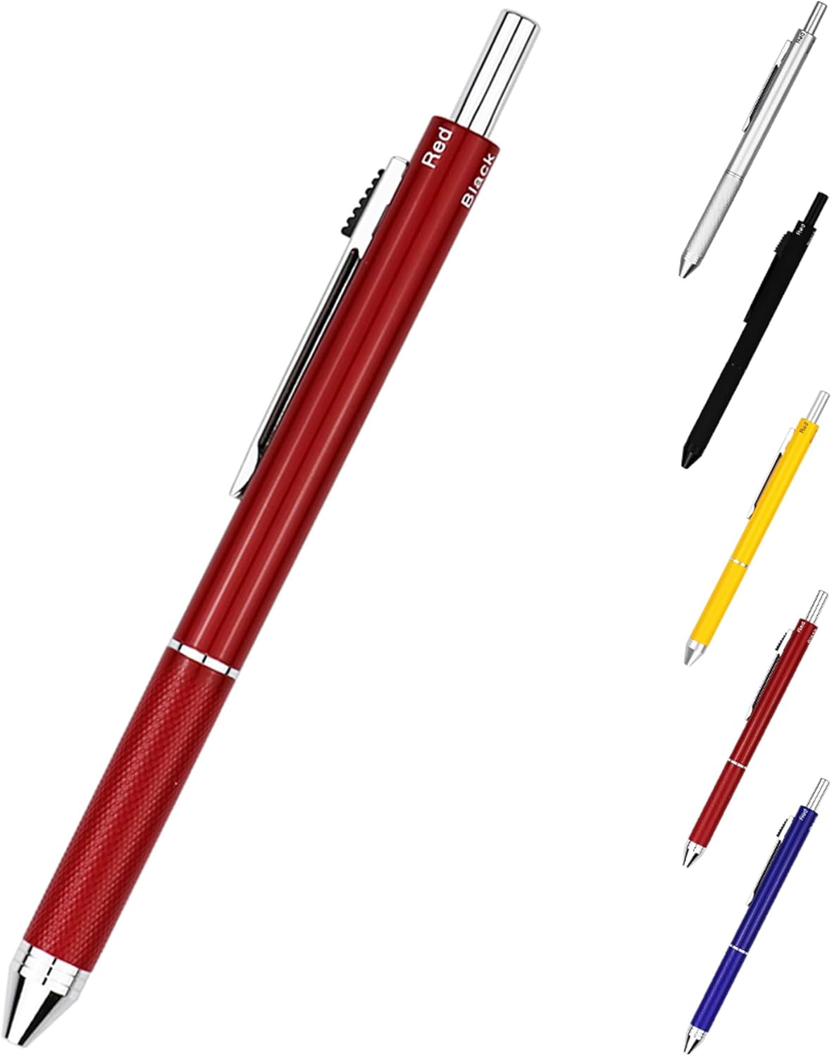 DUNBONG Ballpoint Metal D1 Refill for Multifunction Pen, Black pack of 5 pieces (Black)