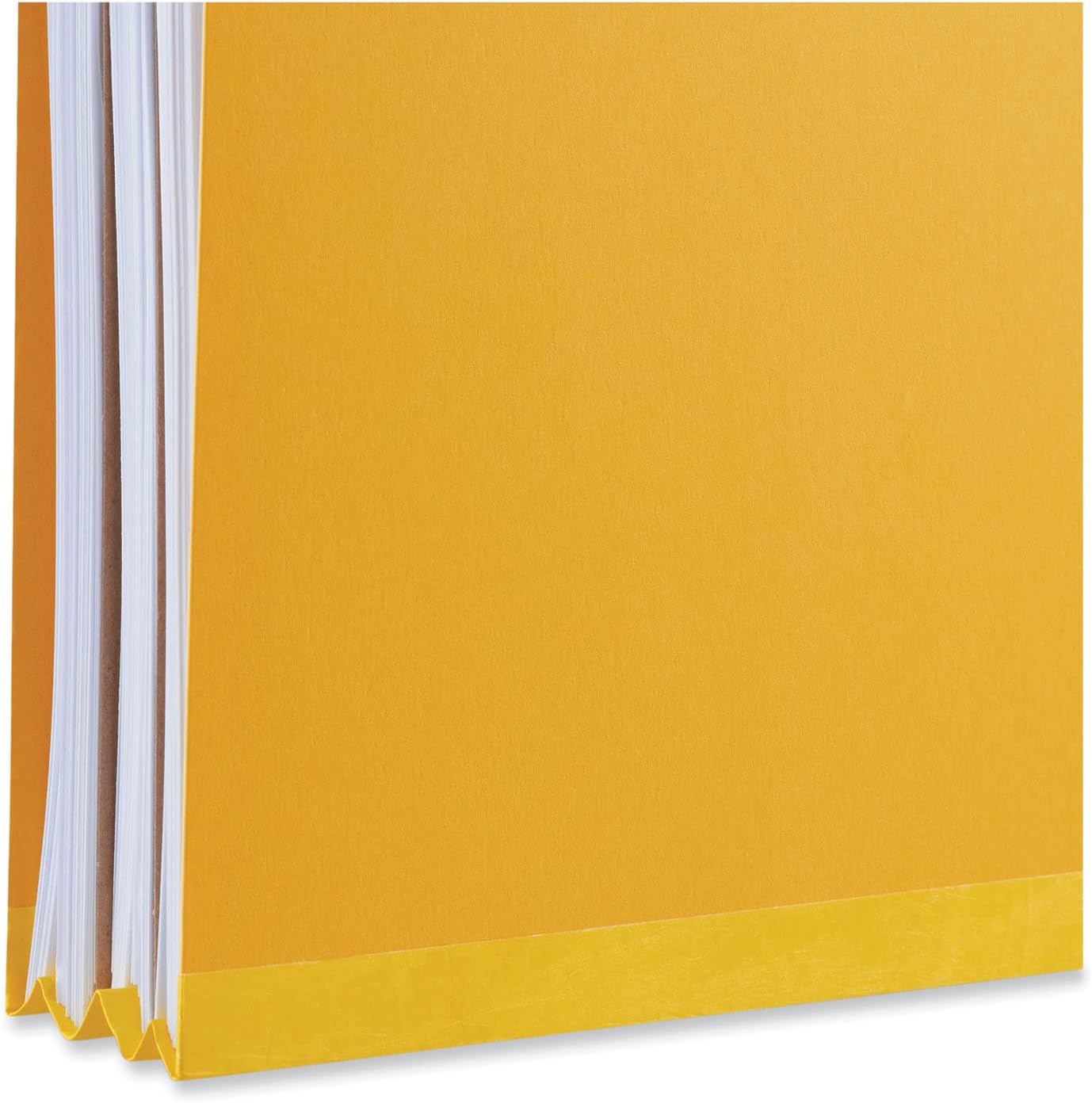 Universal Pressboard Classification Folders, Letter, Four-Section, Yellow, 10/Box (10204)