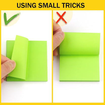 Sticky Notes 3x3 Self-Stick Notes Bright Colors Sticky Notes 8 Pads 80 Sheet/Pad (Blue)