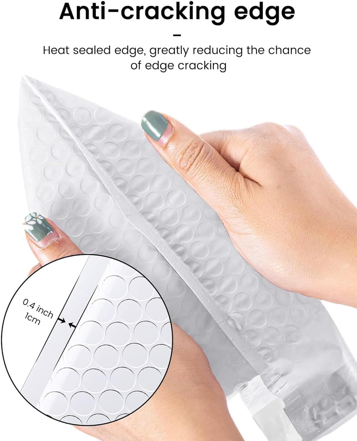 GSSUSA Black Bubble Mailers 4x8 Inches 50 Pack, Usable Size 4X7" Bubble Envelopes for Small Business, Padded Envelope, Shipping Mailers, Packaging Bags, Mailing Envelopes, Shipping Supplies