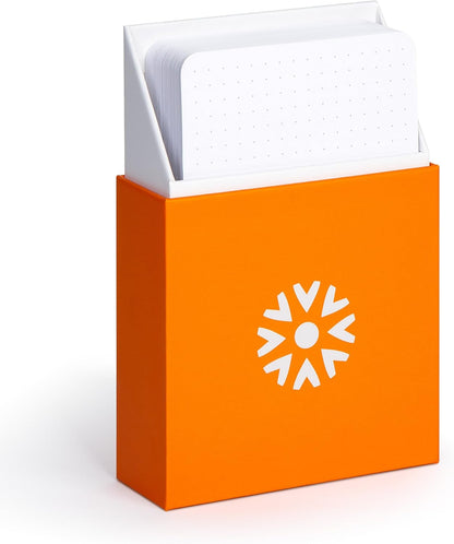 Notsu Dotted Index Cards 3x5 inch (Pack of 50) | Bullet Dot Grid Vertical Index Note Cards, Thick Paper Stock 350 gsm