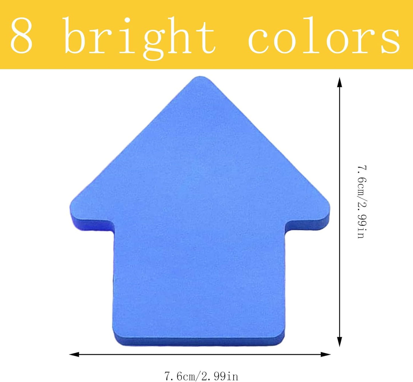 Sticky Notes, 1600 Sheets 1 x 3 in Self Sticky Notes Pad Colour Sticky Notes Super Sticky Notes Pad for Office Home School Meeting(8 Colors)