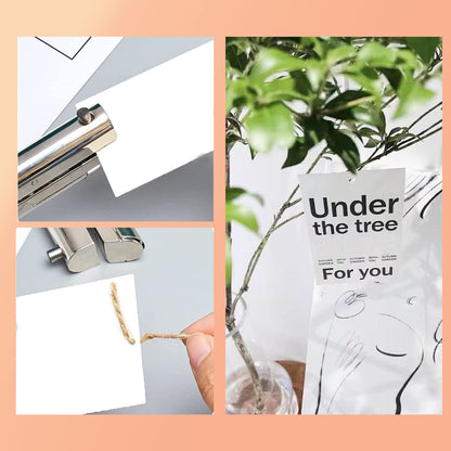Hole Punch 2" Reach 1/4 inch Single Hole Punch,Heavy Duty Hole Puncher Single,Portable Hand Held Long Paper Punch for Paper Cards Plastic Cardboard (Silver) (1/4"-6mm Hole)