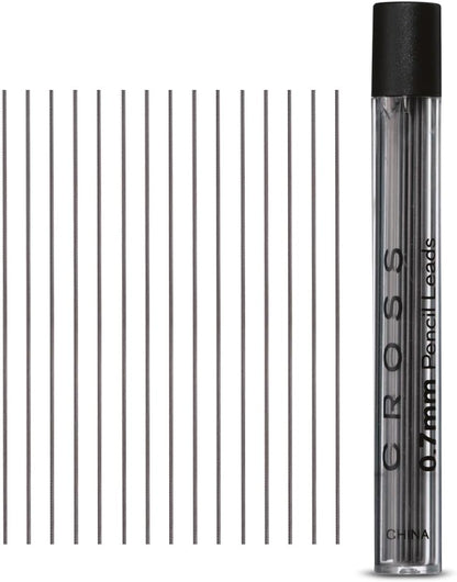 Cross Mechanical Pencil Lead Refills, 0.7mm point, Grey, 15-Count, 1-Pack (8742)
