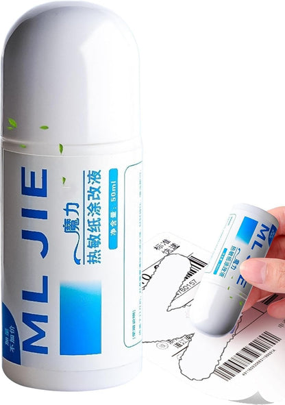 Information Protection Correction Fluid, Privacy Marking Pen Shape Paper Security Supplies for Identity, Bank Statements, Shipping Address