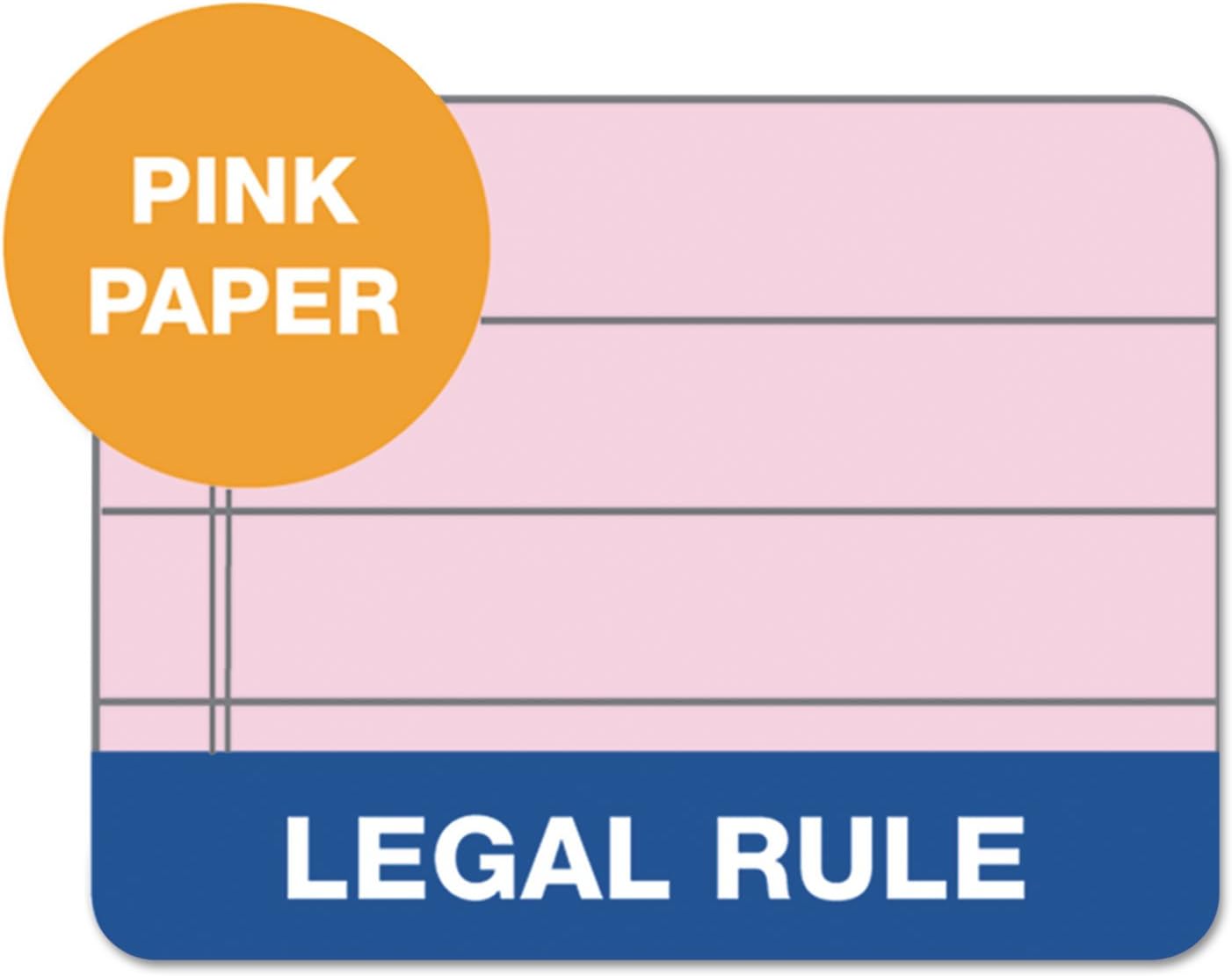 Tops Prism Writing Pads, 8-1/2" x 11-3/4", Legal Rule, Gray, Perforated, 50 Sheets, 12 Pack (63160)