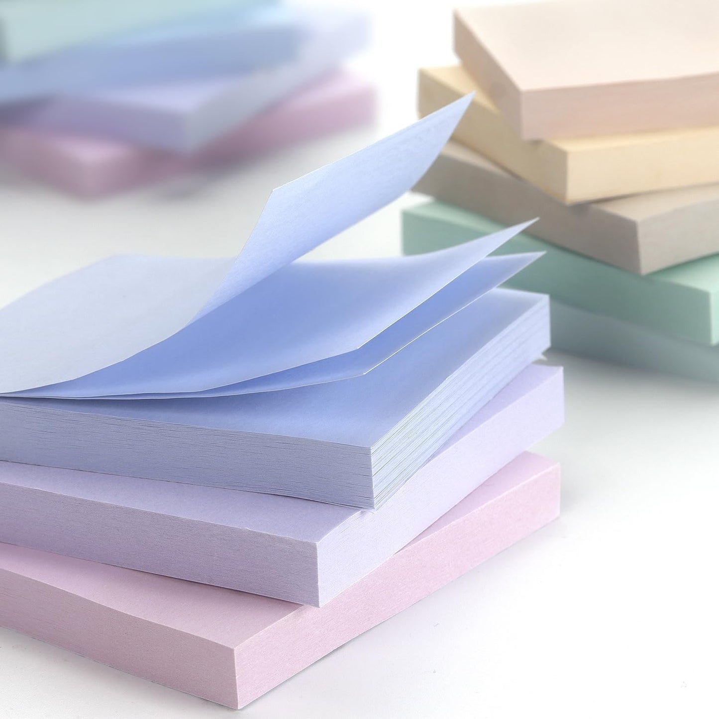 Sticky Notes 3x3 inch Bright Colors Self-Stick Pads 8 Pads/Pack 85 Sheets/Pad Total 680 Sheets