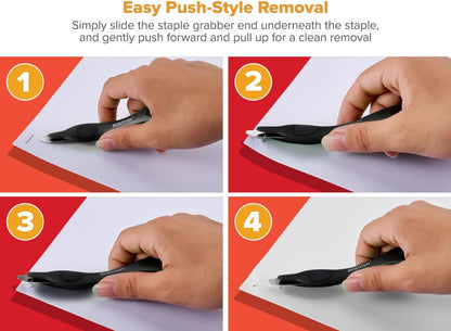 Bostitch Office Professional Magnetic Easy Staple Remover, Black (40000M-BLK)