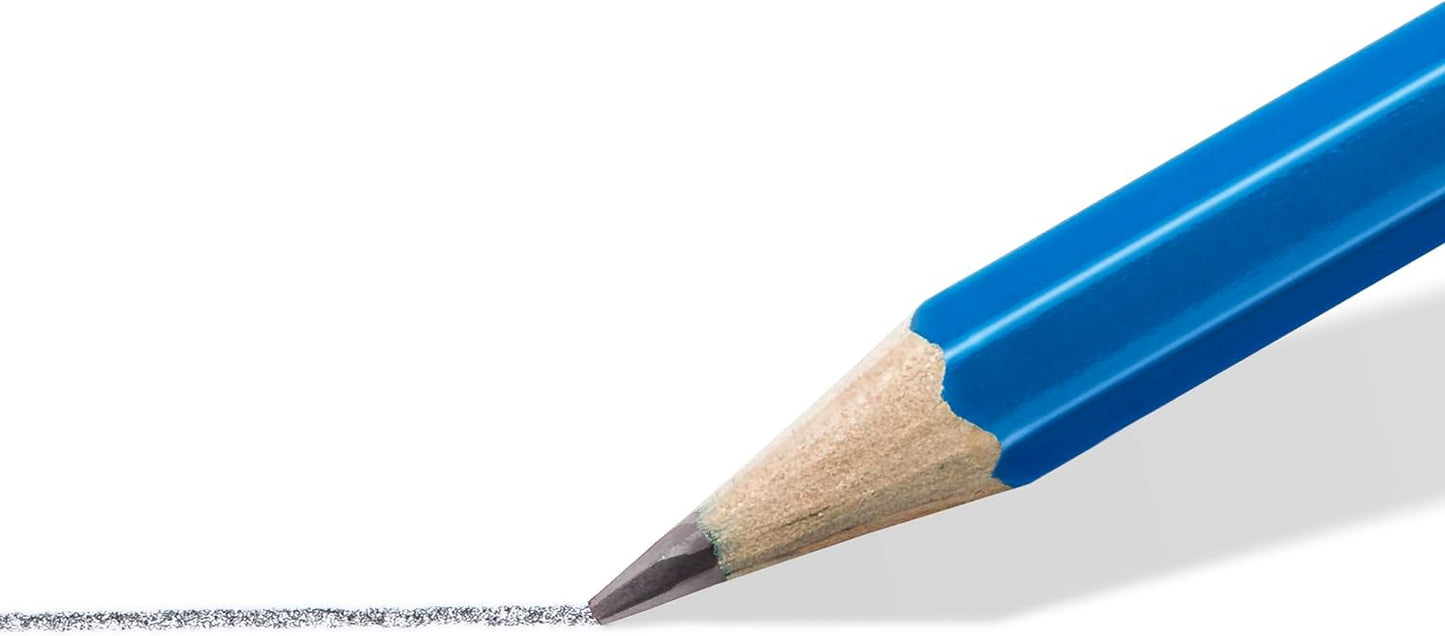 STAEDTLER Mars Lumograph 2B Graphite Art Drawing Pencil, 6 Pencils