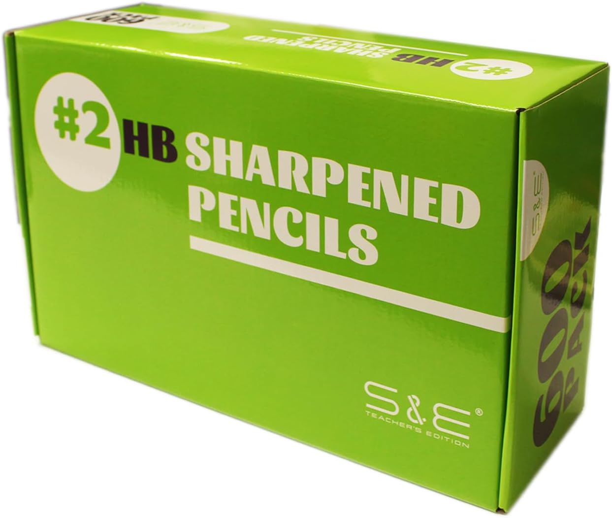 S & E TEACHER'S EDITION 360pcs Pre-sharpened Pencils with eraser top, No.2 pencils #2 HB pencil, Golf, Classroom, Pew, Back to school, 360 pcs/box
