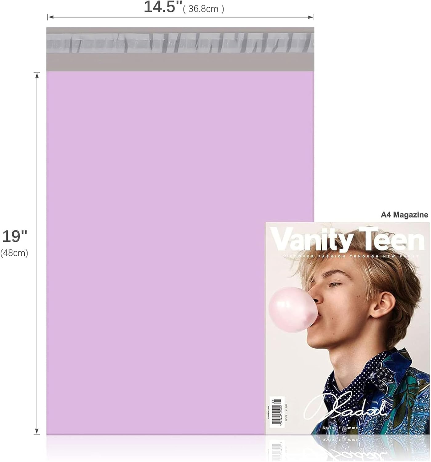 Fuxury Poly Mailers 10x13 Inch 100 Pack,Shipping Bags for Clothing,Strong Adhesive Mailing Envelopes,Heavy Duty Self Seal Plastic Postal Return Package Bags for Books Accessories Business,White