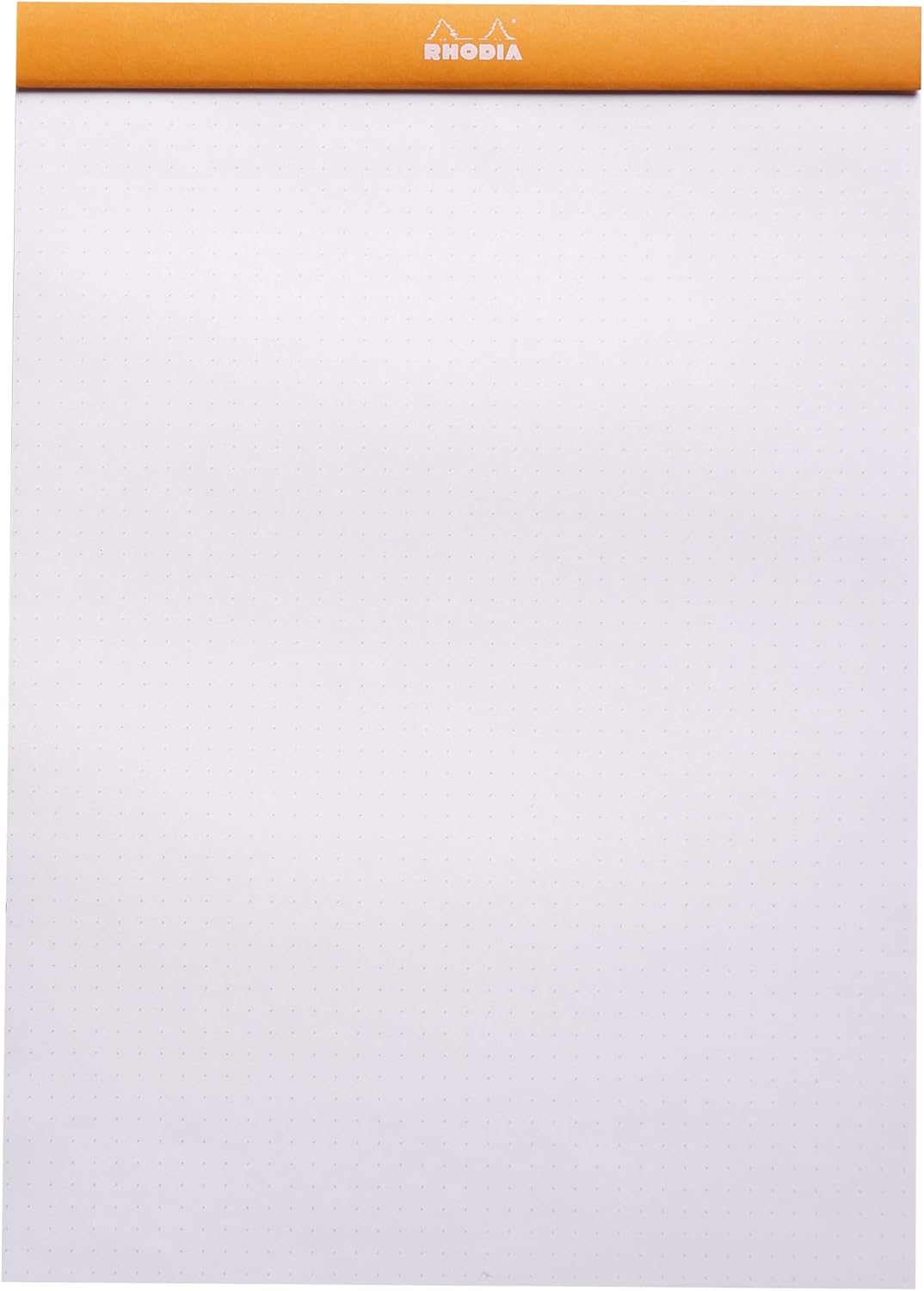 Rhodia Head Stapled Pad, No16 A5, Dot - Black