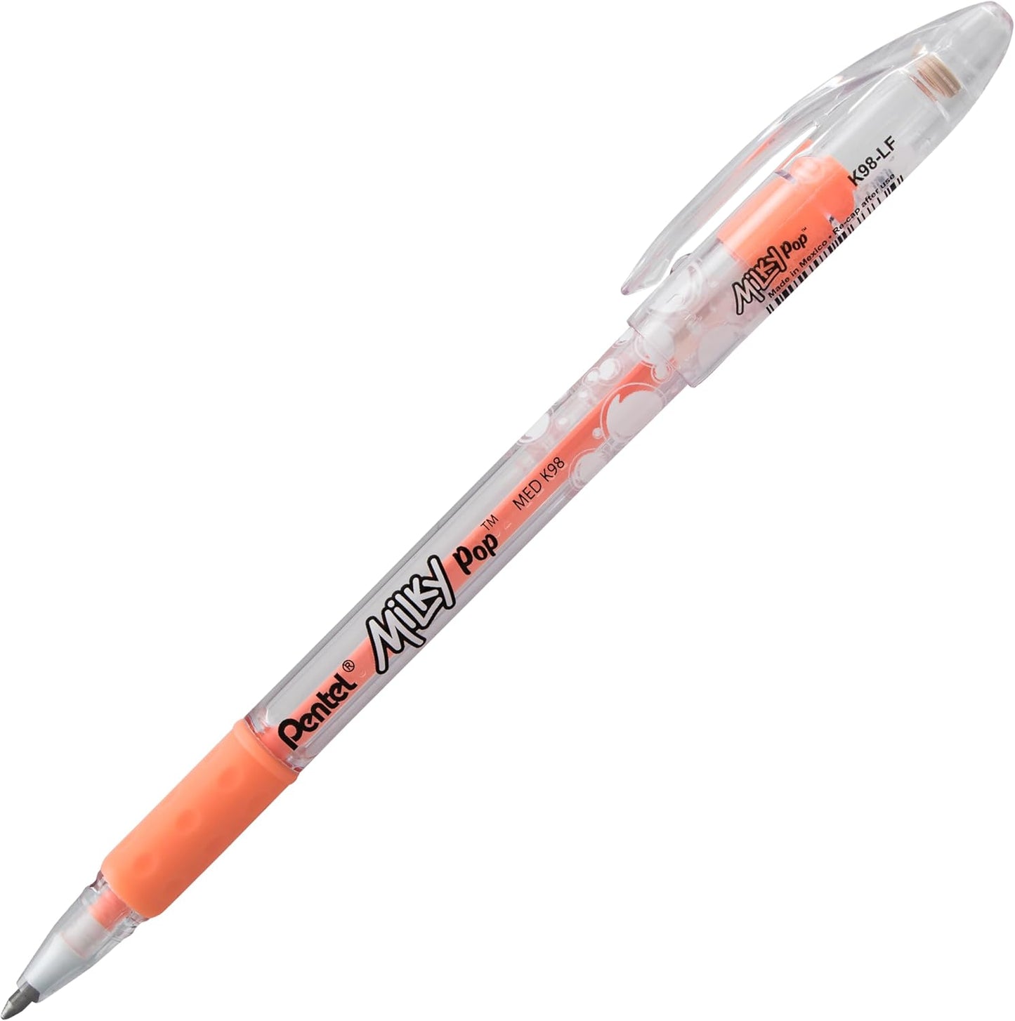 Pentel Sparkle Pop Metallic Gel Pen, (1.0mm) Bold Line, Assorted Colors, Pack of 8 (K91BP8M)