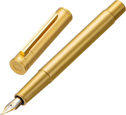 Hongdian Matte Black Forest Rollerball Pen with Schmidt Black Ink Refill, Classic Design with Metal Case for Business Signature