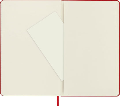 Moleskine Classic Notebook, Large, Squared, Red, Hard Cover (5 x 8.25)