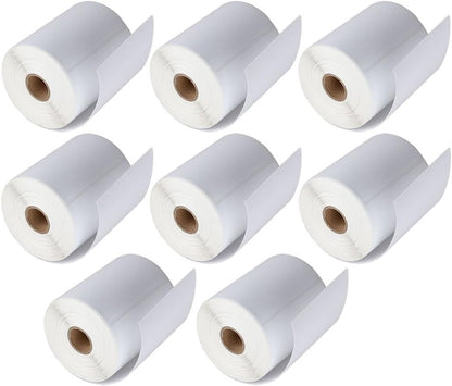 MFLABEL 4x6 Thermal Shipping Labels - 2 Rolls of 250, Perforated & Smudge-Proof Direct Thermal Labels Compatible with Rollo, Zebra, for Amazon UPS FedEx Shopify