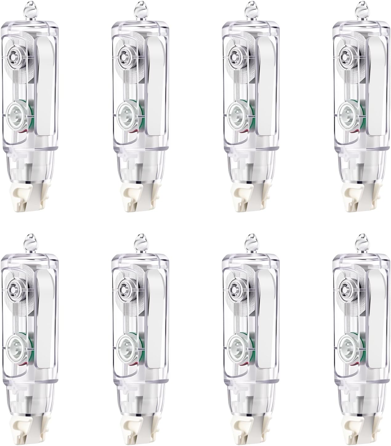 Refillable Retractable Correction Tape, Smooth Pull Out White Correction Tape with 4 Extra Refills, Easy to Use for School Office Supplies