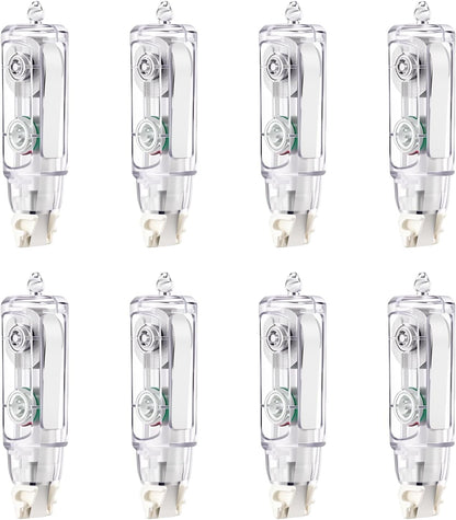 Refillable Retractable Correction Tape, Smooth Pull Out White Correction Tape with 4 Extra Refills, Easy to Use for School Office Supplies