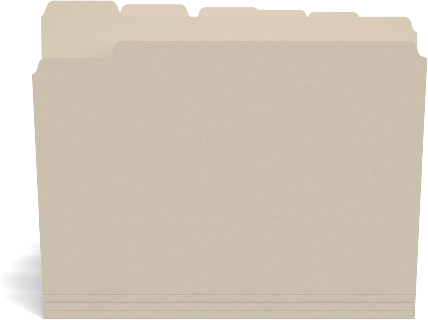 Staples File Folders, Letter Size, 1/5‑Cut Tabs, Manila, Durable Paper Stock, 200/Carton