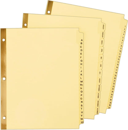 Avery Preprinted Dividers with JAN-DEC Tabs, 1 Set (11307)