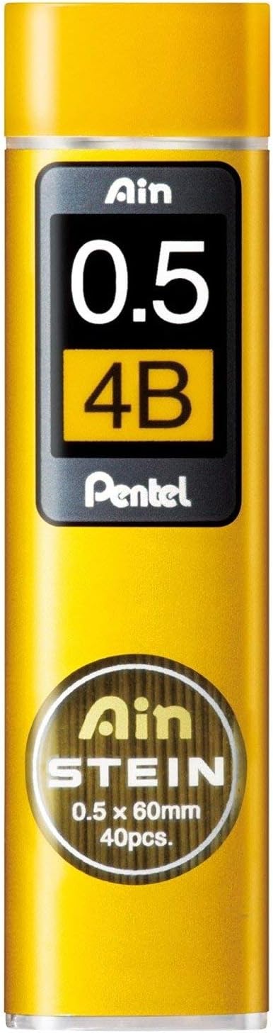 Pentel Mechanical Pencil Lead, Ain Stein, 0.5mm, 3B (C275-3B)