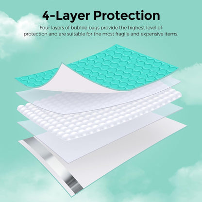 Metronic Bubble Mailers 8.5x12" 40 Pack Black Padded Envelopes Usable Size 8.5 x 11" Strong Adhesion Bubble Envelopes Medium Mailing Envelopes Bubble Padded for Small Business Shipping Books Clothes