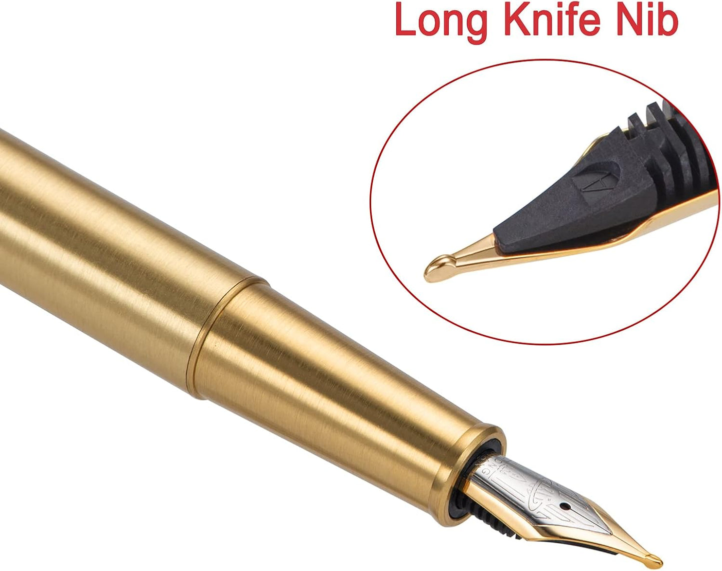 Hongdian Matte Black Forest Rollerball Pen with Schmidt Black Ink Refill, Classic Design with Metal Case for Business Signature