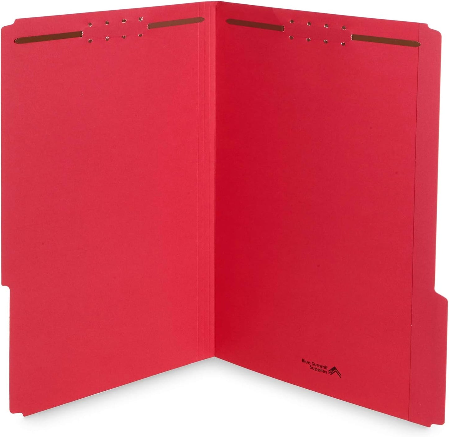 Blue Summit Supplies Blue File Folders with Fasteners, File Folders Legal Size, 1/3 Cut Reinforced Tabs, Durable 2 Prongs, Designed to Organize Standard Medical or Law Files, 50 Pack