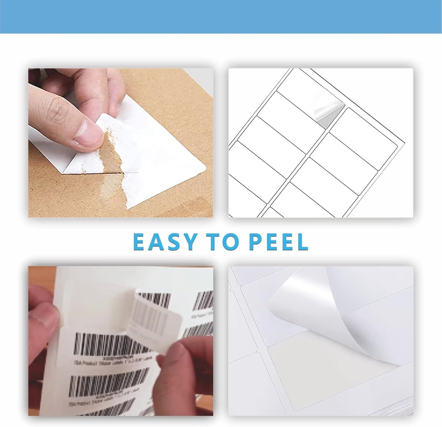 Address Labels, JIQEZNL Premium 1" x 2-5/8" Mailing Labels for Envelopes, 900 Address Label Sticker Paper for Laser/Ink Jet Printer, White Blank Printable Sticker Labels 30 Per Sheet 8.5"×11"