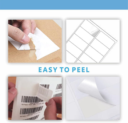 Address Labels, JIQEZNL Premium 1" x 2-5/8" Mailing Labels for Envelopes, 900 Address Label Sticker Paper for Laser/Ink Jet Printer, White Blank Printable Sticker Labels 30 Per Sheet 8.5"×11"