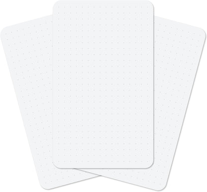 Notsu Dotted Index Cards 3x5 inch (Pack of 50) | Bullet Dot Grid Vertical Index Note Cards, Thick Paper Stock 350 gsm