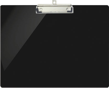 Officemate Recycled Landscape Plastic Clipboard, Black (83050)